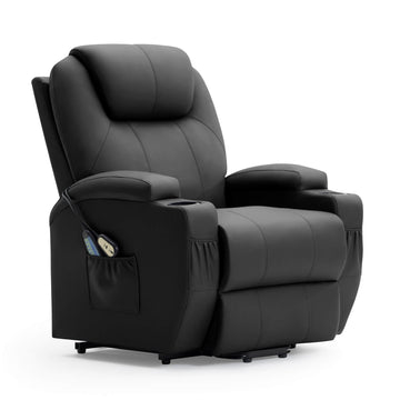 Homall Power Lift Recliner for Elderly with Heat and Massage Functions, PU Leather/Fabric Version